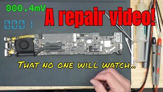 Paul (fails to) fix a MacBook logic board at Rossmann Repair