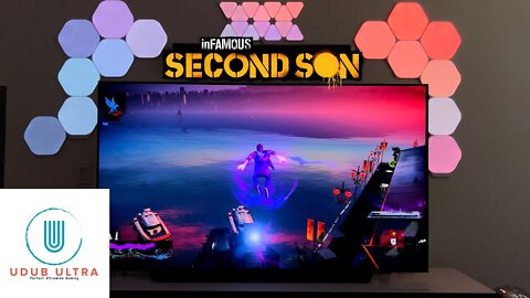 Infamous Second Son POV | 4k LG C1 OLED | PS5 VRR+ALLM OFF | 60fps Mode | Nanoleaf | HDR Gameplay