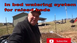 Raised bed watering system