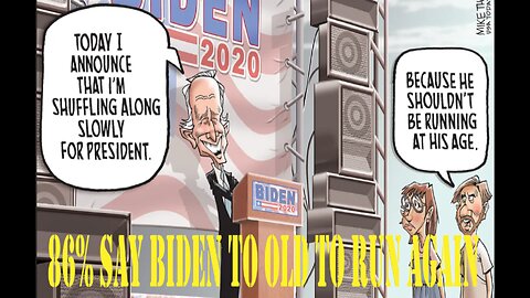 JOE BIDEN TO OLD TO CONTINUE TO BE PRESIDENT ACCORDING TO NEW POLL 86% AMERICANS BELIEVES HE TO OLD