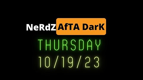Nerdz Afta Dark Ep-17: PS5 Slim, Highlander Reboot, Monk Tv Show, Crunchy Roll 24/7