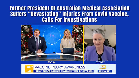 Former President Of AMA Suffers "Devastating" Injuries From Covid Vaccine, Calls For Investigations