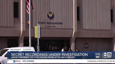 Phoenix PD investigates top cops for secret recordings