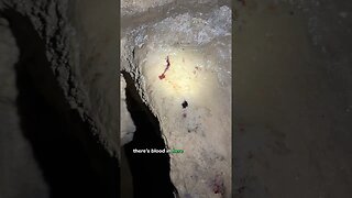 Why is there blood is this cave???