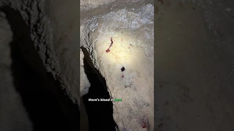 Why is there blood is this cave???