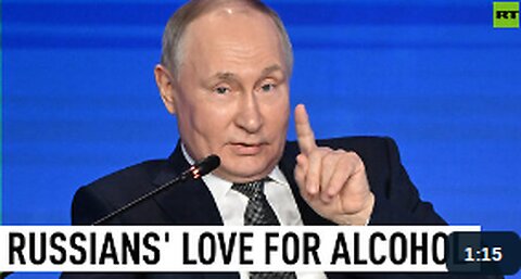 Hand tremors won't stop Russians from drinking - Putin