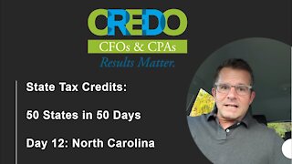 50 States in 50 Days - North Carolina Tax Credits - Historic, Data Centers, and Software Publishers!