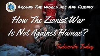 How The Zionist War Is Not Against Hamas?