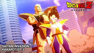 Where is Goku? Desperate Fight for Survival! | Saiyan Saga Kakarot