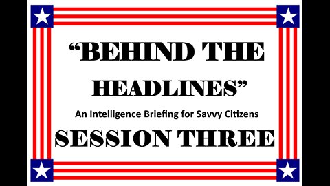 Session 3 - Violent Revolution: Prelude to a Socialist Dictatorship