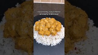 Easy & Quick Healthy Low Calorie Creamy Chicken Recipe