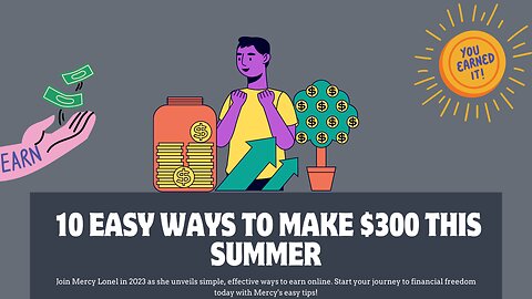 10 Ways to Make Money: From $300 to $1000