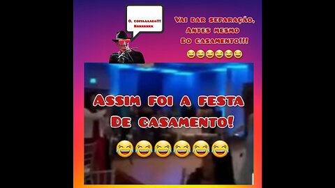 ASSIM FOI A FESTA DE CASAMENTO...