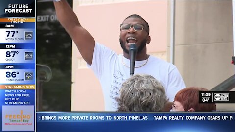 Hundreds rally for voting rights during march in St. Pete