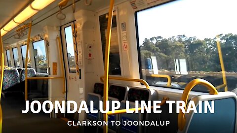 Perth Trains Joondalup Line - Clarkson to Joondalup