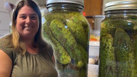 How To Can Fresh Garlic DILL PICKLES | Food Preservation