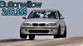 Buttonwillow Sub 2:10 Lap 90% Spec E46 BMW 330i