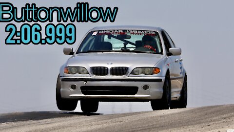 Buttonwillow Sub 2:10 Lap 90% Spec E46 BMW 330i