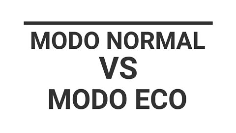 Normal vs ECO - JAC iEV40