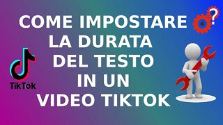 Come impostare la durata del testo in un video TikTok. Spiegato Semplice! Tutorial. Shorts