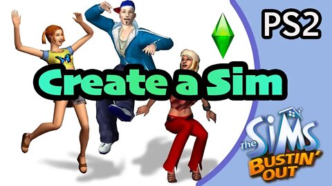 Create a Sim (00) Sims Bustin' Out [Let's Play the Sims PS2]