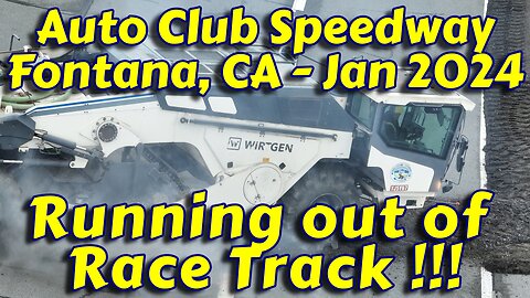 NASCAR Auto Club Speedway DEMOLITION Update - January 2024|AcAdapter Inc - Running out of Race Track