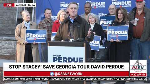 Stop Stacey! Save Georgia Kickoff Tour LIVE With Gubernatorial Candidate David Perdue