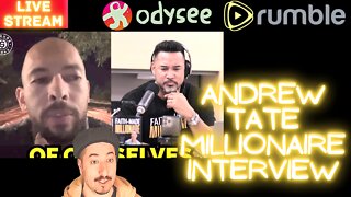 Andrew Tate Millionaire Interview & Other Subjects