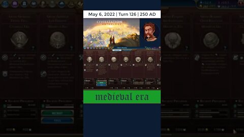 #oneturnadaychallenge #civ6 – Turn 126 - LIEF ERIKSON! #shorts