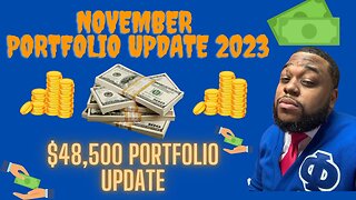 $48,800 Dividend Stock Portfolio Update | November 2023 📊: Growing Dividends, Dividend Growth