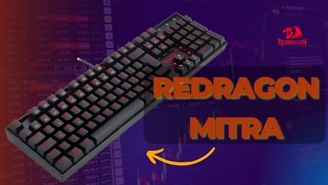 REDDRAGON TECLADO MECANICO MITRA SWITCH MARROM #shorts