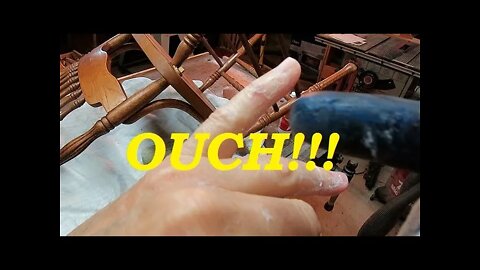 St RBond Crazy Glue Disaster During Chair Repair