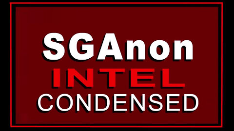 SG Anon White Hat Intel Mega Report - It's All About to Change