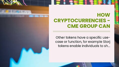 How Cryptocurrencies - CME Group can Save You Time, Stress, and Money.