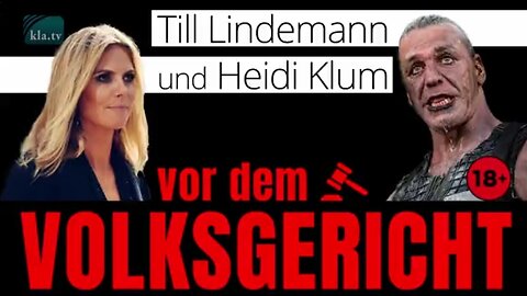 ⚠️Rammstein-Frontsänger Till Lindemann und Top-Model Heidi Klum vor dem VOLKSGERICHT ⚠️