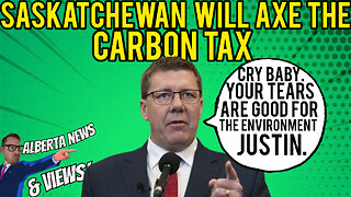 BOOYAH- Scott Moe will AXE the CARBON TAX in SASK if Justin Trudeau does not exempt the province.