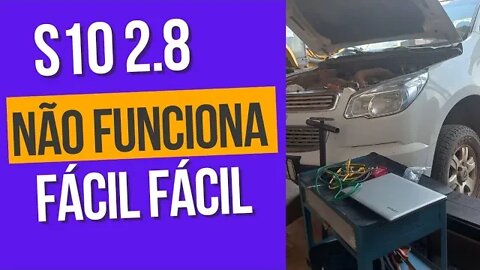 S10 2.8 não entra em funcionamento (FÁCIL FÁCIL) #motor #mecanica #s10 #mecanico