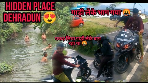 Hidden Swimming pool In Dehradun 😍 Real Heaven Must Visit ❤️ | Bike Chor 😱 | Bike Leke Bhag Gaya🤬