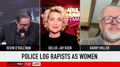 Talk TV - Kevin O’Sullivan, Kellie-Jay, and Harry Miller discuss rapists being recorded as female