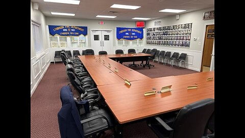 Lynbrook Fire Department NY, Fire HQ Council Meeting Room Gets a Facelift. April 19th, 2023