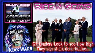 G7 Leaders Look to see How high They can stack dead bodies...