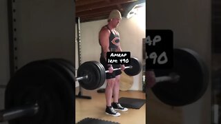 490 deadlift amrap PR (395x8) #shorts