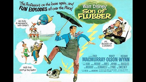 SON OF FLUBBER 1962 in COLOR More Misadventures of Goofy Professor Brainard FULL MOVIE