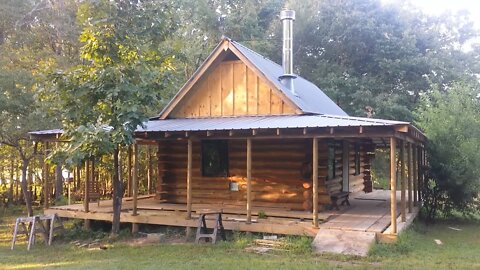 Off Grid Log Cabin Build