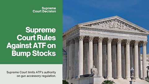 Bump stocks perfectly legal – SCOTUS