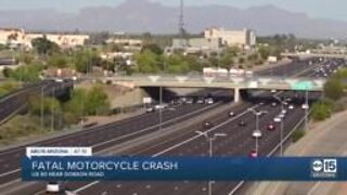 Motorcyclist killed in three-vehicle crash on US 60