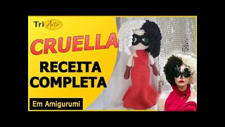 RECEITA AMIGURUMI | CRUELLA | DISNEY