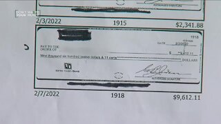 Man loses $93,000 after check is stolen and 'washed'