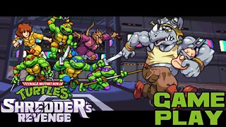 Teenage Mutant Ninja Turtles: Shredder's Revenge - Nintendo Switch Gameplay 😎Benjamillion