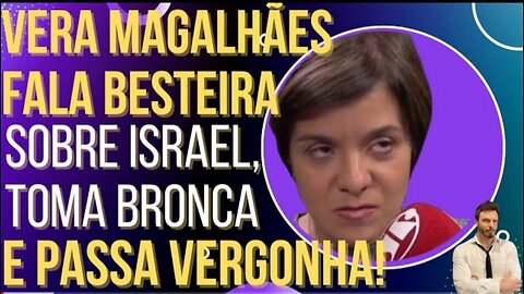 journalist Vera Magalhães talks nonsense about Israel, gets scolded and becomes a laughing stock! by OiLuiz